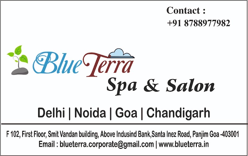 Blue Terra Spa & Salon - Blue Terra Spa & Salon First Floor, Smit Vandan, F 102 & F 103, St Inez Rd, above Indusind Bank, Altinho, Panji, Panaji, Goa 403001, India