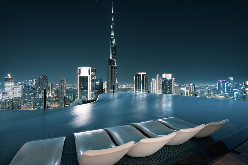 Highest Infinity Pool Burj Khalifa View