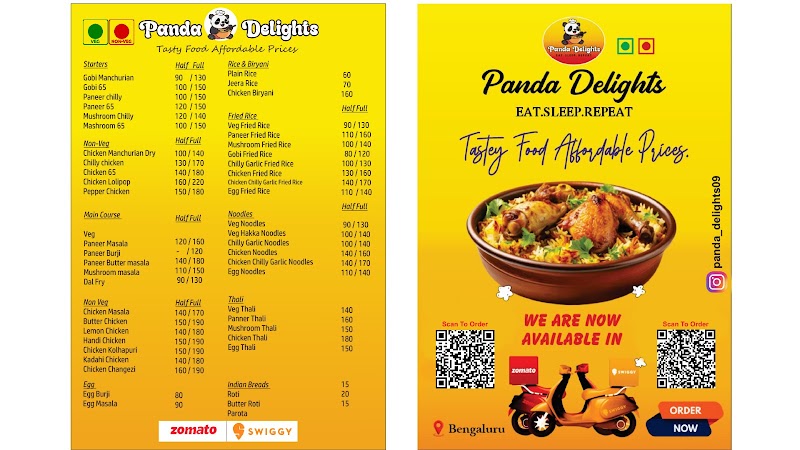 Panda delights - Panda delights Akkogi Buliding, Sai Sree Layout, Parappana Agrahara, Bengaluru, Karnataka 560100, India