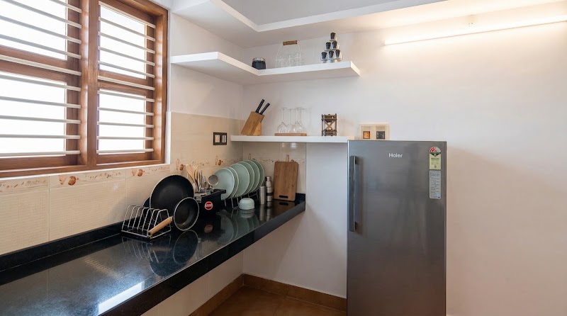Classic (2bhk): MyYearlyStay in Udupi - Classic (2bhk): MyYearlyStay in Udupi Vidhya nagar 2nd cross, post, opposite Little Rock Indian School, Bramavara, villahe, Chanthar, Karnataka 576213, India