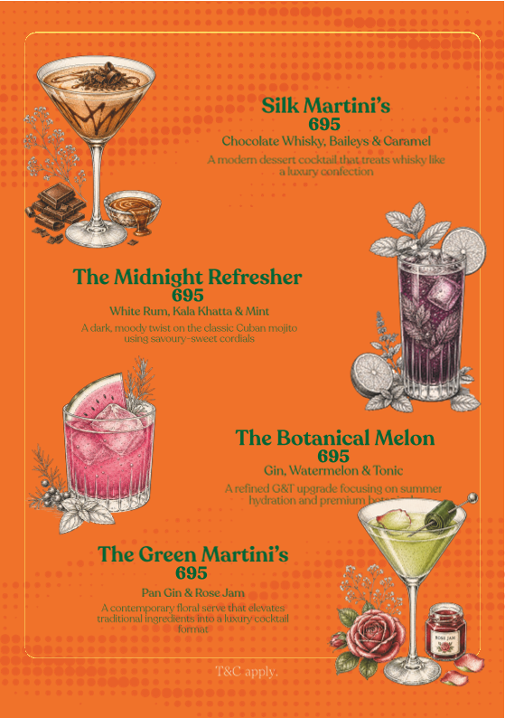 Martini's - Martini's 2nd Floor, M3M Urbana Premium, Ramgarh, Sector 67, Gurugram, Haryana 122002, India
