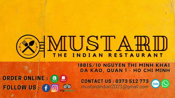 Mustard The Indian Restaurant - HCMC Saigon Vietnam - Mustard The Indian Restaurant - HCMC Saigon Vietnam 10 Hẻm 18 Bis Nguyễn Thị Minh Khai, Sài Gòn, Hồ Chí Minh, Vietnam