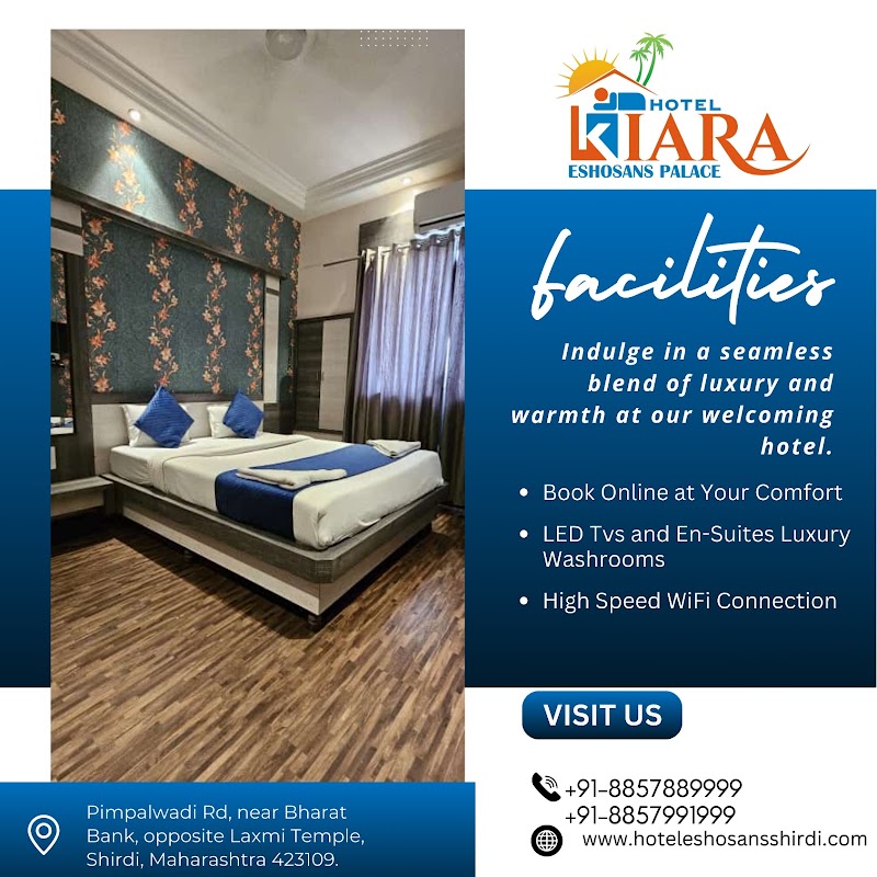 Kiara Eshosans Palace ( 100 meters From Sai Samadhi Temple ) - Kiara Eshosans Palace ( 100 meters From Sai Samadhi Temple ) Pimpalwadi Rd, near Bharat Bank, opposite Laxmi Temple, Shirdi, Maharashtra 423109, India