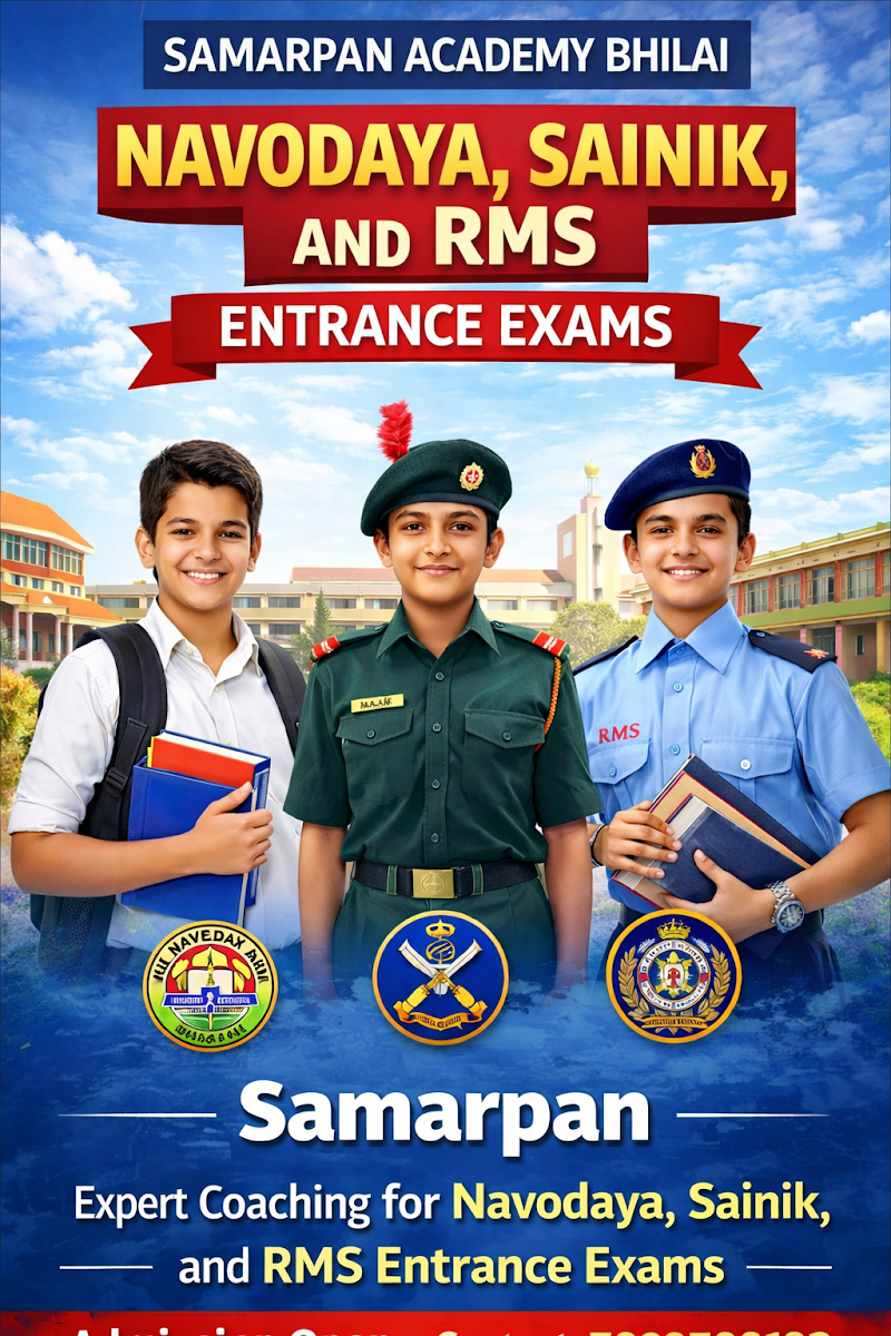 Jha sir bhilai Sainik School coaching centre - Jha sir bhilai Sainik School coaching centre Near Sigdi Dosa, Smriti Nagar, Bhilai, Chhattisgarh 490020, India