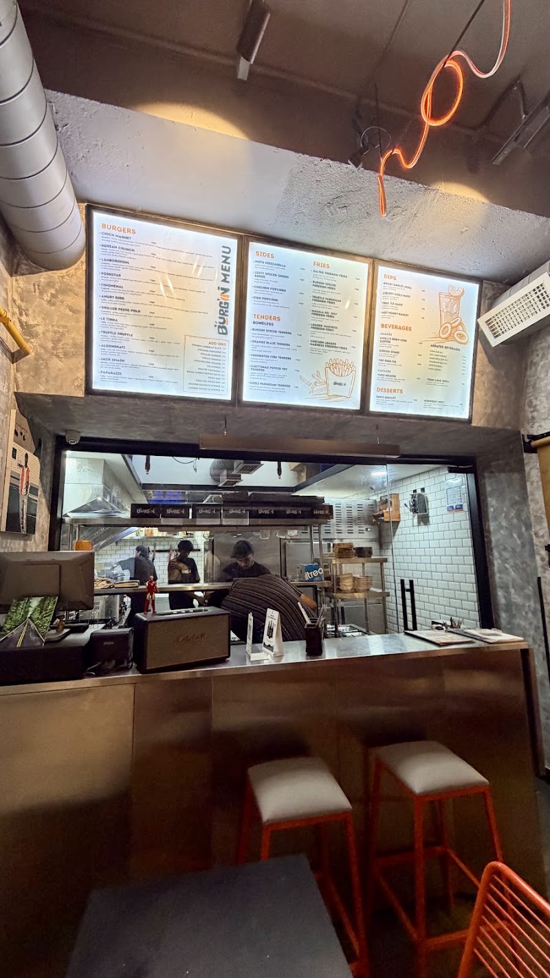 Burgin Burgers - Burgin Burgers, 117, First Floor, Crosspoint Mall, Sector 28, DLF City IV, Gurugram, Haryana 122022, India