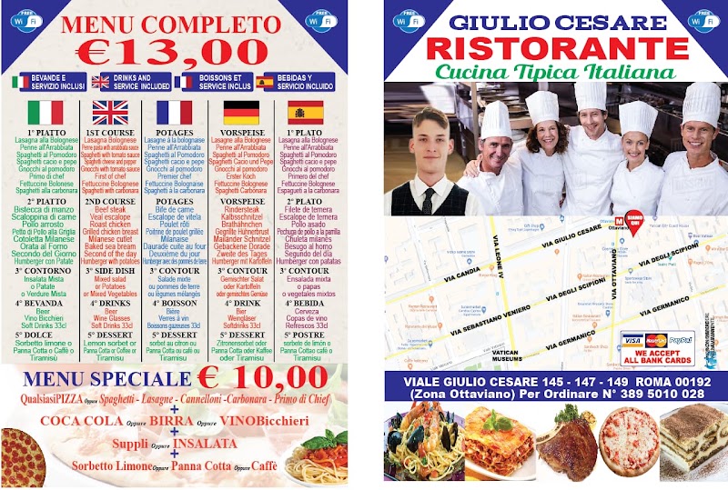 Bar Pizzeria Ristorante Ottaviano - Bar Pizzeria Ristorante Ottaviano Viale Giulio Cesare, 145/147/159, 00192 Roma RM, Italy