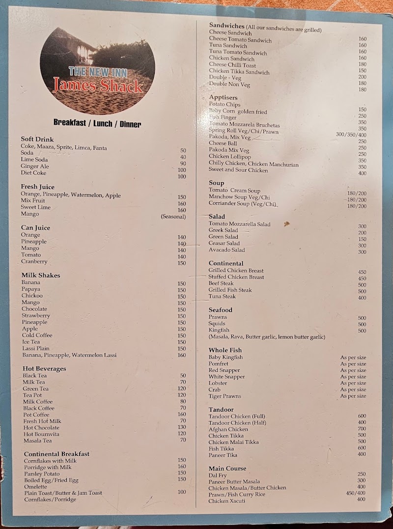 The New Inn James Shack - The New Inn James Shack GQ58+P4F, Candolim Beach Rd, Candolim Beach, Candolim, Goa 403515, India