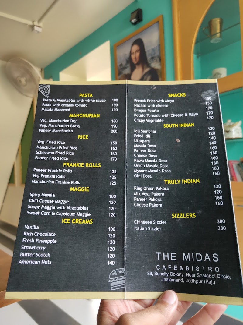 The Midas Cafe & Bistro - The Midas Cafe & Bistro Suncity Colony, 39, Basni Chohana, near Shatabdi circle, Jhalamand, Jodhpur, Rajasthan 342016, India