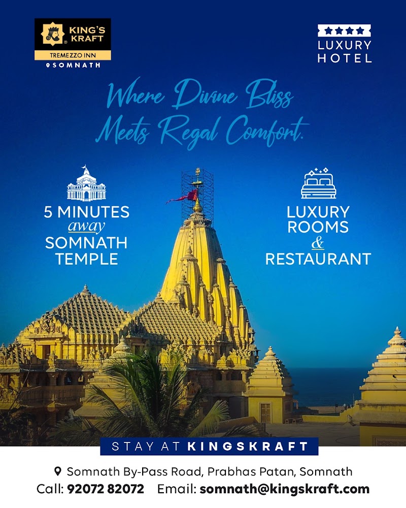 King’s Kraft Tremezzo Inn - King’s Kraft Tremezzo Inn, Railway Station, Near, Bypass Road, Somnath, Gujarat 362268, India