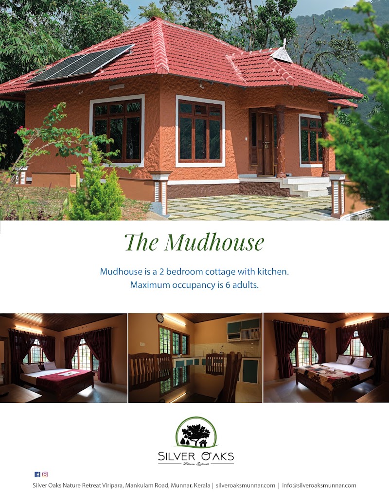 Silver Oaks Nature Retreat - Silver Oaks Nature Retreat Kallar - Mankulam Rd, viripara, Munnar, Kerala 685565, India