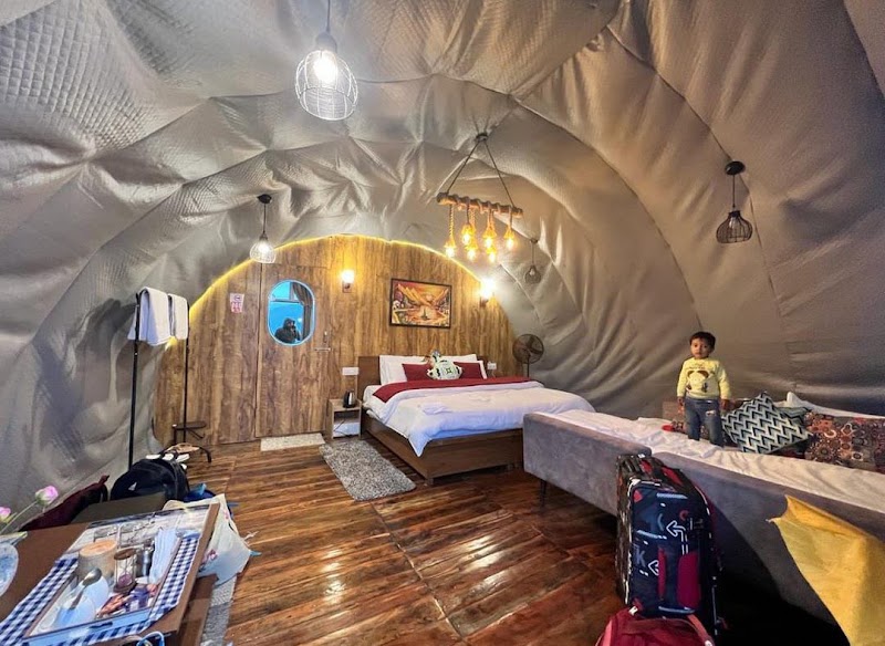 Nirvana Hamta Retreat Glamping Domes and Homestay, Sethan, Manali - Nirvana Hamta Retreat Glamping Domes and Homestay, Sethan, Manali Curve no 30, Hampta AD Hydro project, Prini, Manali, Himachal Pradesh 175143, India