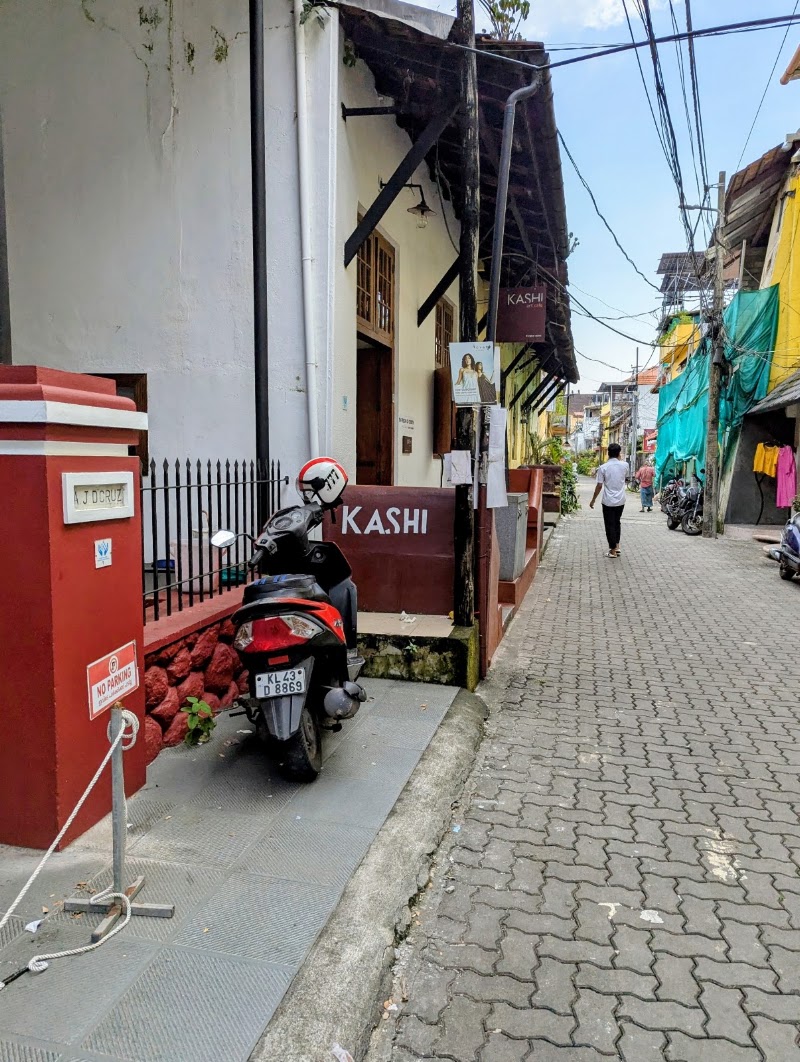Kashi Art Café - Kashi Art Café X68V+H3Q, Burger St, near Police Station, Fort Nagar, Fort Kochi, Kochi, Kerala 682001, India