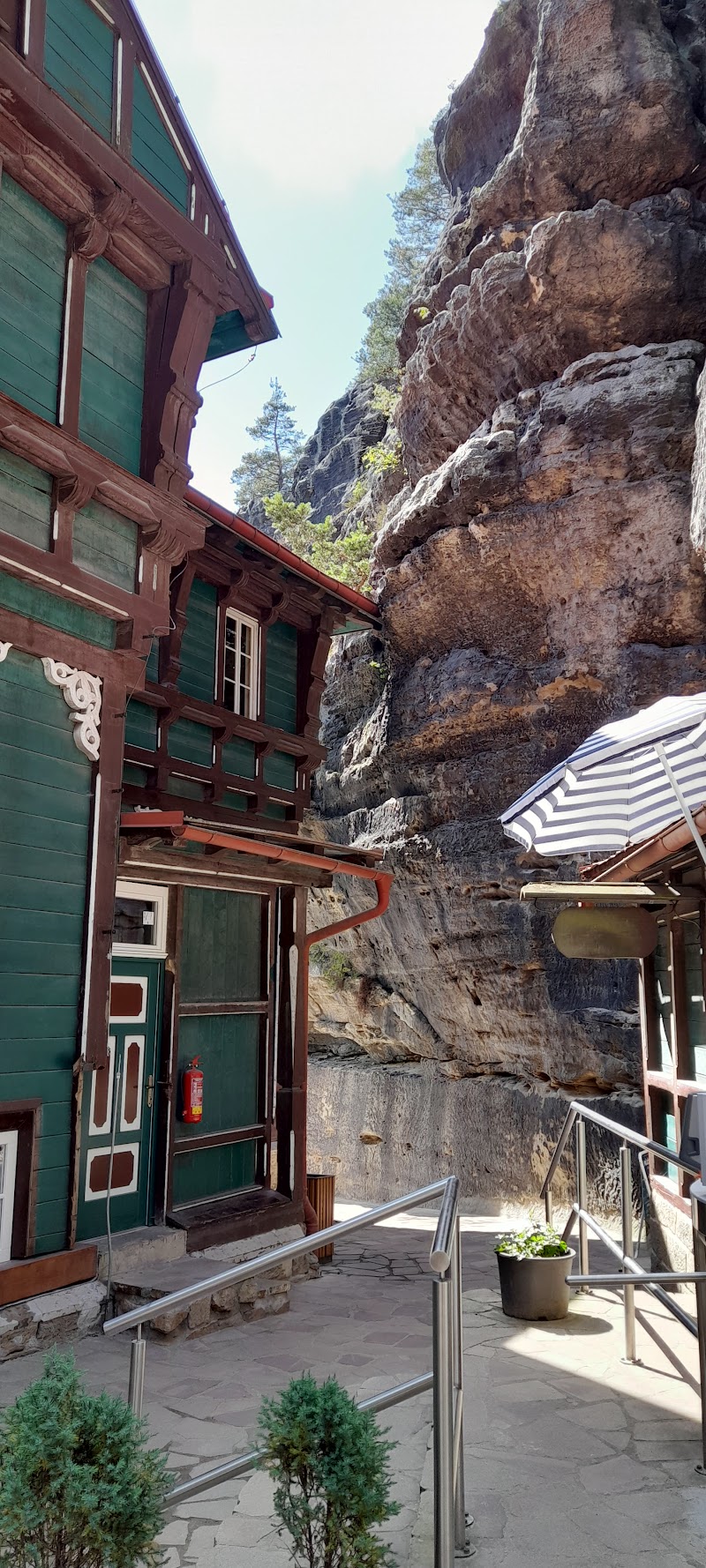 Bushaltestelle - Bushaltestelle 25861, 407 17 Hřensko, Czechia