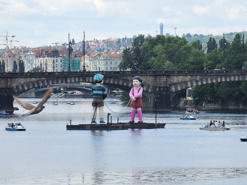 Statue of Bedřich Smetana - Statue of Bedřich Smetana, Novotného lávka, Staré Město, 110 00 Praha-Praha 1, Czechia