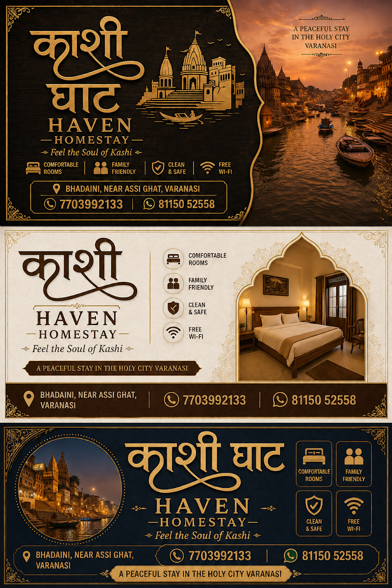 काशी ghat haven homestay - काशी ghat haven homestay, Bhadaini, H. No.- B-2/107A, beside Fab India, behind Anandmai hospital, Shivala, Varanasi, Uttar Pradesh 221001, India
