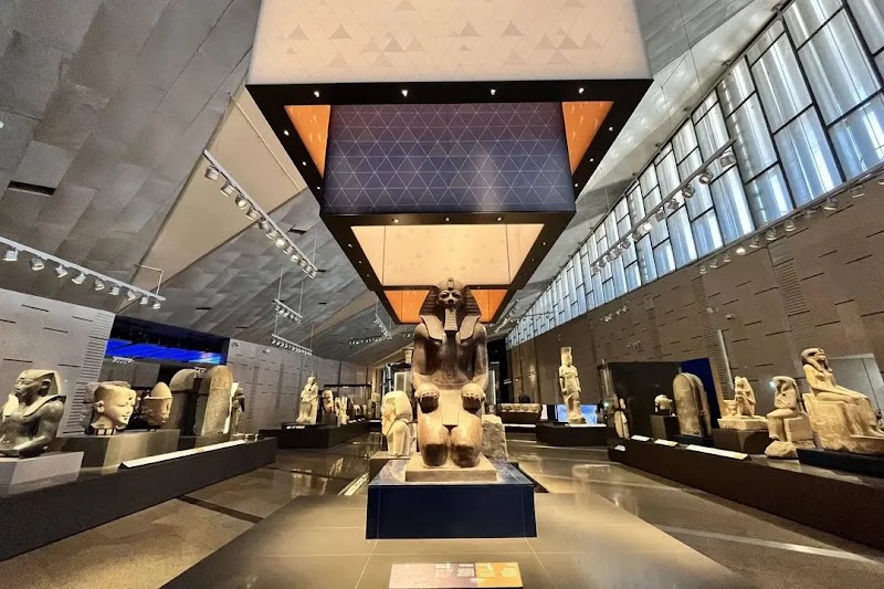 The Grand Egyptian Museum - The Grand Egyptian Museum, X4VF+V38, Cairo - Alexandria Desert Rd, Kafr Nassar, Al Haram, Giza Governorate 3513203, Egypt