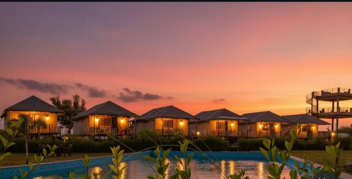 Camp Sambhar Resort - Camp Sambhar Resort Khasra No. 1287/1, Village Jhapok, Shakambhari Mata Mandir Road, Sambhar Lake, Jaipur (Raj) - 303604 Sambhar Lake, Kochya Ki Dhani, Rajasthan 303604, India
