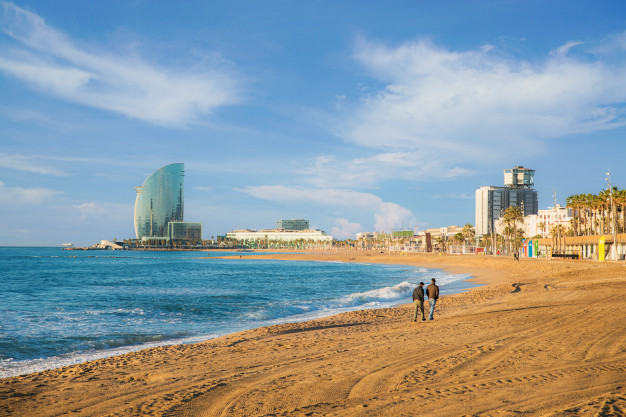 Barceloneta Beach - Barceloneta Beach Barceloneta Beach, Spain