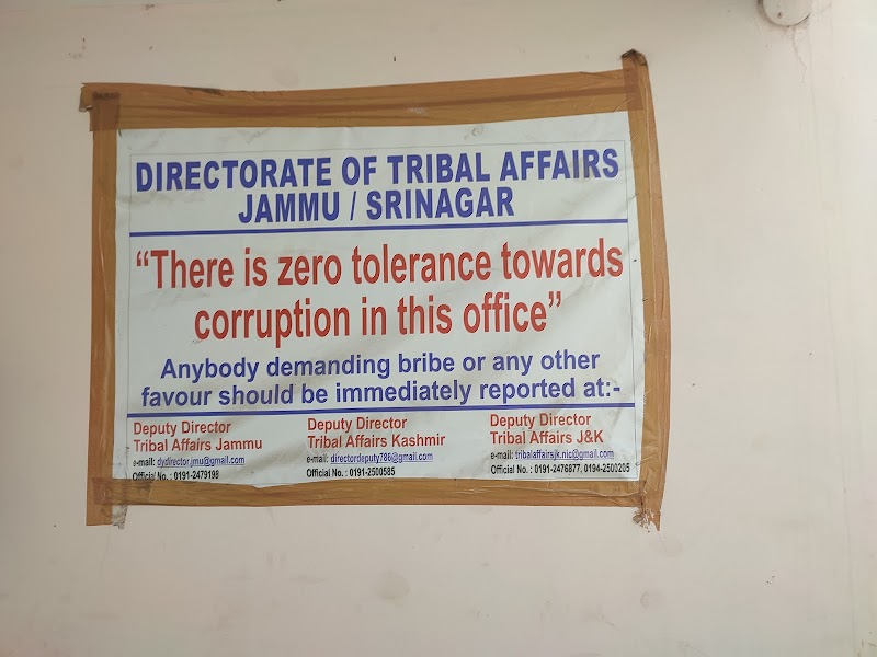 Directorate of Tribal Affairs J&K Jammu127 A/D Gandhi nagar Jammu - Directorate of Tribal Affairs J&K Jammu127 A/D Gandhi nagar Jammu 103 A/D Opp Police Line Headquarters, Gandhi Nagar, Jammu, 180004