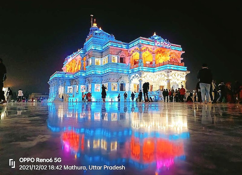 Prem Mandir Vrindavan - Prem Mandir Vrindavan Raman Reiti, Vrindavan, Mathura, Uttar Pradesh 281121, India