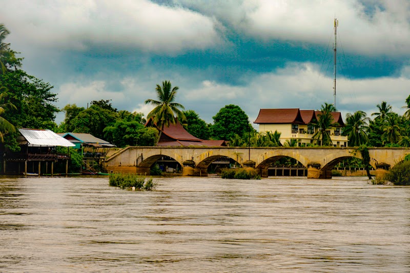 Historic Bridge Don Det - Don Khon - Historic Bridge Don Det - Don Khon, Mekong, XW7C+C8G, Khon Tai, Laos