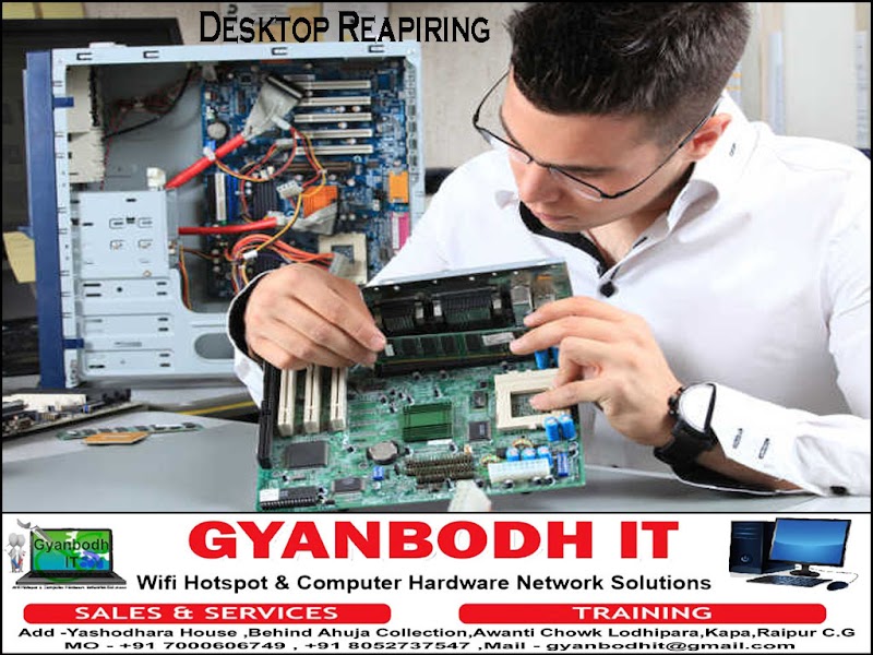 Gyanbodh IT - Gyanbodh IT, Krishna Plaza, Infront of Shiv Vatika, Lakhenahar Dhal, Mahadev Ghat Rd, near Binda Sonkar School, Ashwani Nagar, Lakhe Nagar, Raipur, Chhattisgarh 492001, India
