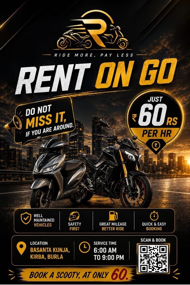Rent On Go - Rent On Go, Basant Kunj, Kirba Chowk, Burla, Odisha 768018, India