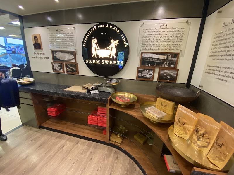 Prem Sweets@Jammu Airport - Prem Sweets@Jammu Airport MRJV+J74, Near Boarding Gate 05, SHA, First Floor, Jammu Airport, Civil Airport, Satwari, Raipur Satwari, Jammu, 180003