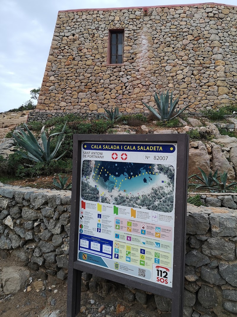 Cala Salada - Cala Salada, 07828 Sant Antoni de Portmany, Balearic Islands, Spain