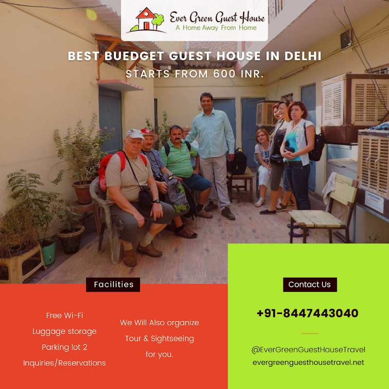 Ever Green Guest House - Ever Green Guest House, 2769, Gali Number 6, behind Mushtaq Rai Khanna Marg, Bazar Sangatrashan, Police chowki, Chuna Mandi, Paharganj, New Delhi, Delhi 110055, India