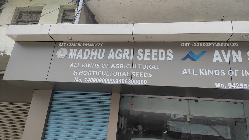 Madhu Agri Seeds - Madhu Agri Seeds GEETANJALI HOTEL 0, Station Rd, Narmada Para, Balaji Nagar, Raipur, Chhattisgarh 492009, India