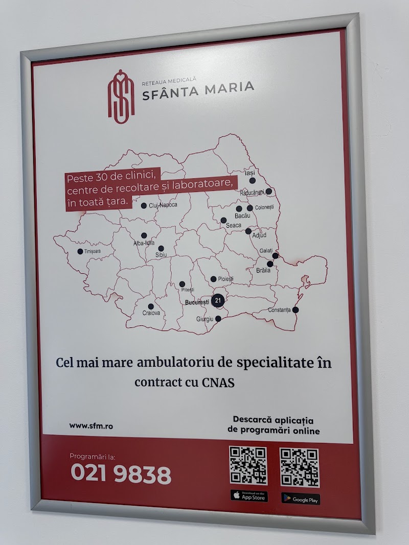 Clinica Timpuri Noi - Reteaua Medicala Sfanta Maria - Clinica Timpuri Noi - Reteaua Medicala Sfanta Maria, Strada Plugarilor 18, 040443 București, Romania
