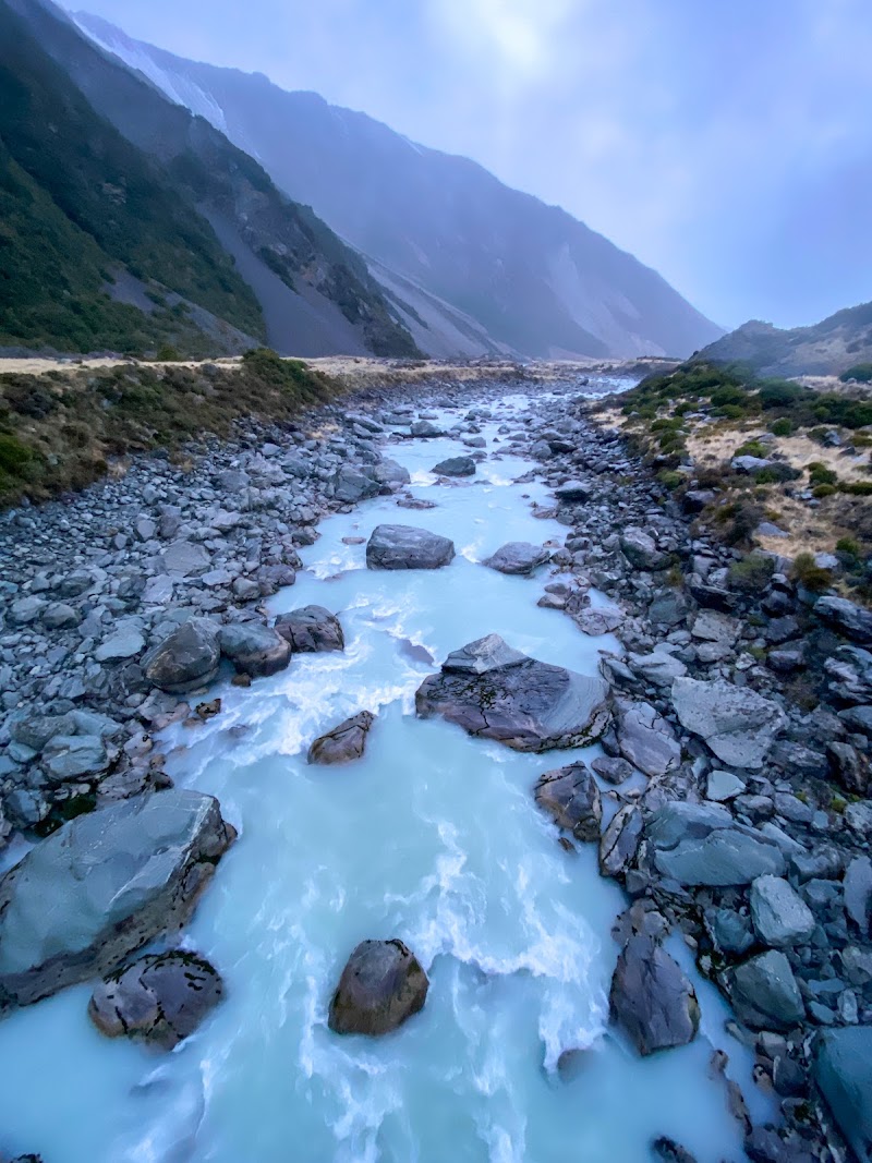 The First Swing Bridge - The First Swing Bridge, Hooker Valley Track, Aoraki/Mount Cook National Park, Canterbury Region 7999, New Zealand