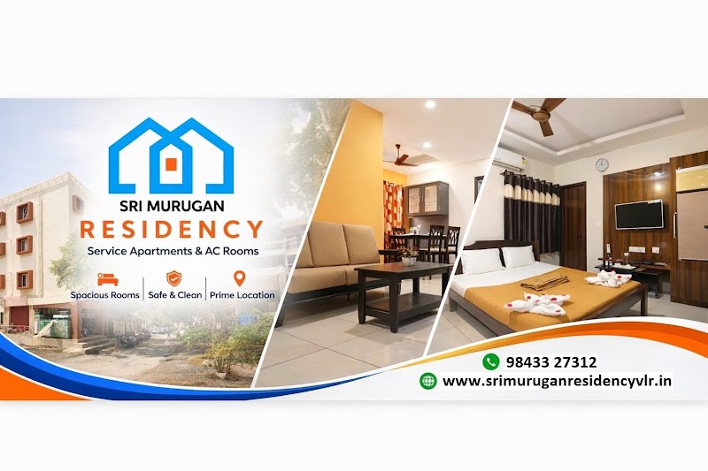 Sri Murugan Residency - Sri Murugan Residency No.6, Aringar Anna Salai, Green Cir, Thiruveeka Nagar, Thottapalayam, Vellore, Tamil Nadu 632004, India