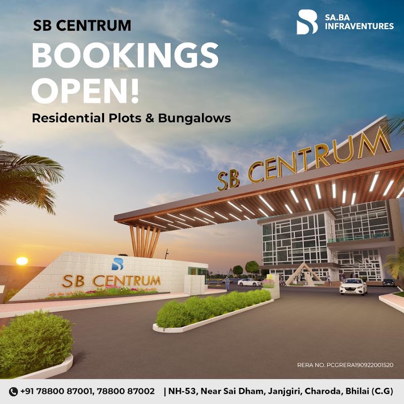 SB Centrum - SB centrum, Janjgiri, NH 6, near sai dham temple, Charoda, Chhattisgarh 490025, India