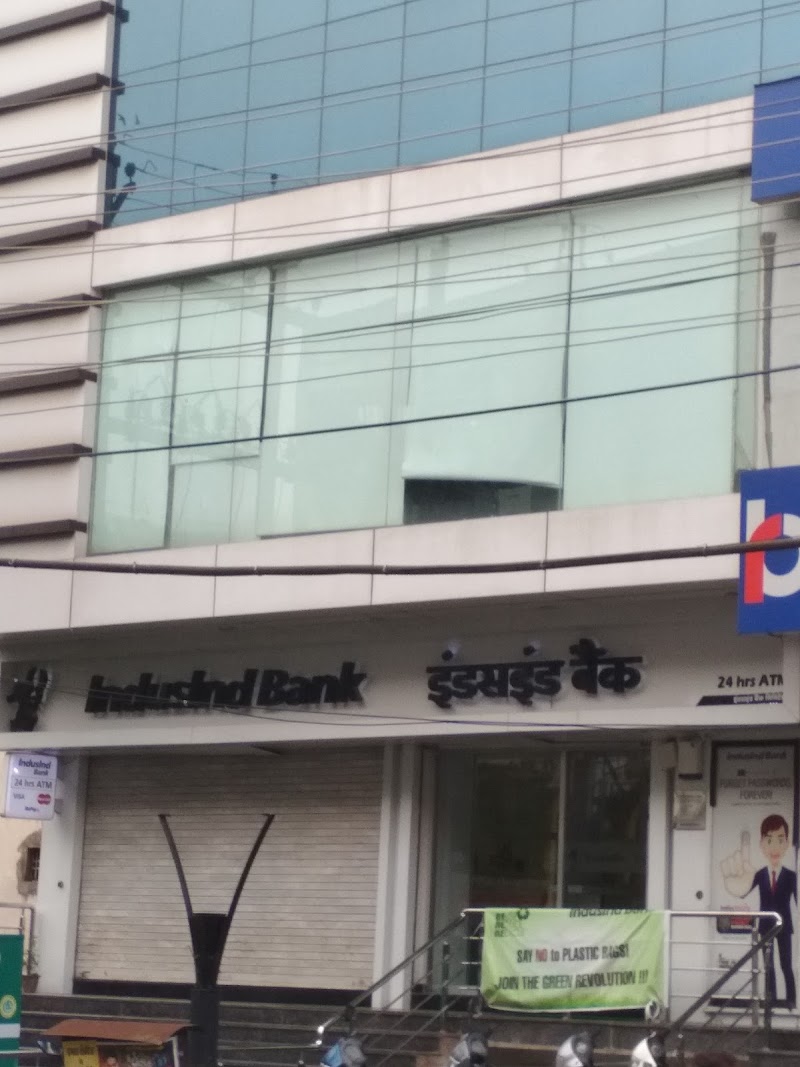 IndusInd Bank - IndusInd Bank, Ground floor, Khasra No. 431, Municipal No. 37/394, P.H. No. 62 R.I.C. Raipur-12, Pt. JLN, Ward No.37, Guru Nanak Chowk, M.G. Road, Station Road, Moudhapara, Raipur, Chhattisgarh 492009, India