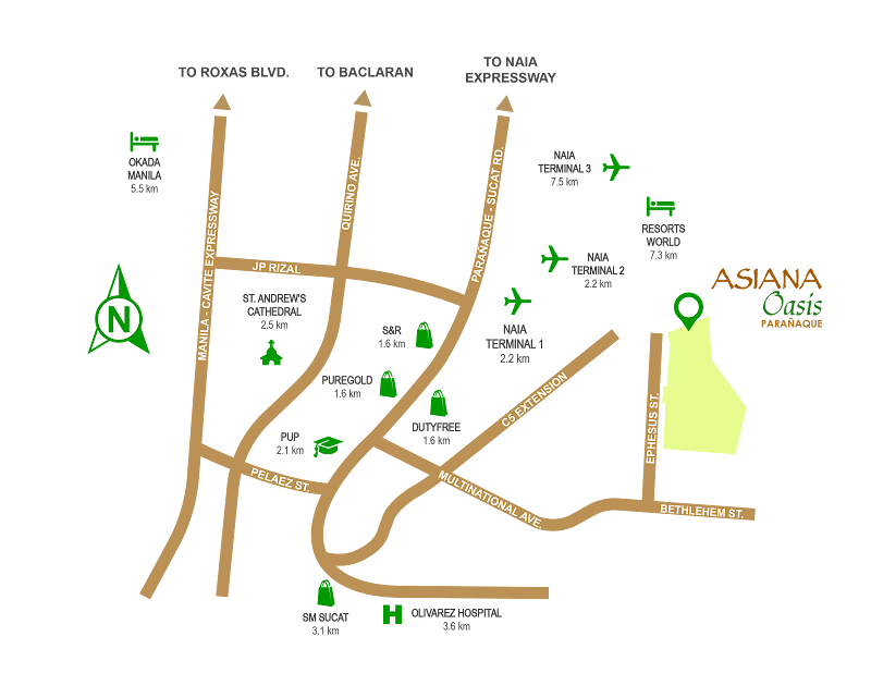 Asiana Oasis by Filinvest - Asiana Oasis by Filinvest, Ephesus, Multinational Village, Parañaque, 1708 Metro Manila, Philippines