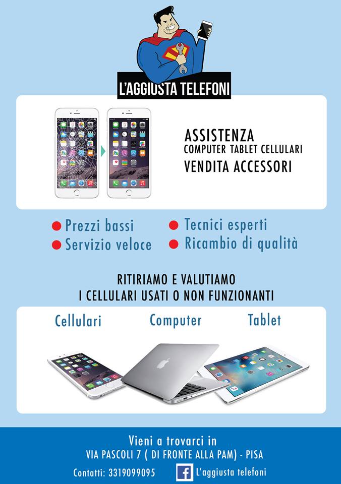 L' AGGIUSTA TELEFONI - L' AGGIUSTA TELEFONI, Via Giovanni Pascoli, 7, 56125 Pisa PI, Italy