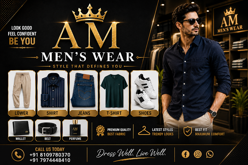 AM men's wear - AM men's wear Krishak Nagar, Jora, Raipur, Chhattisgarh 492012, India
