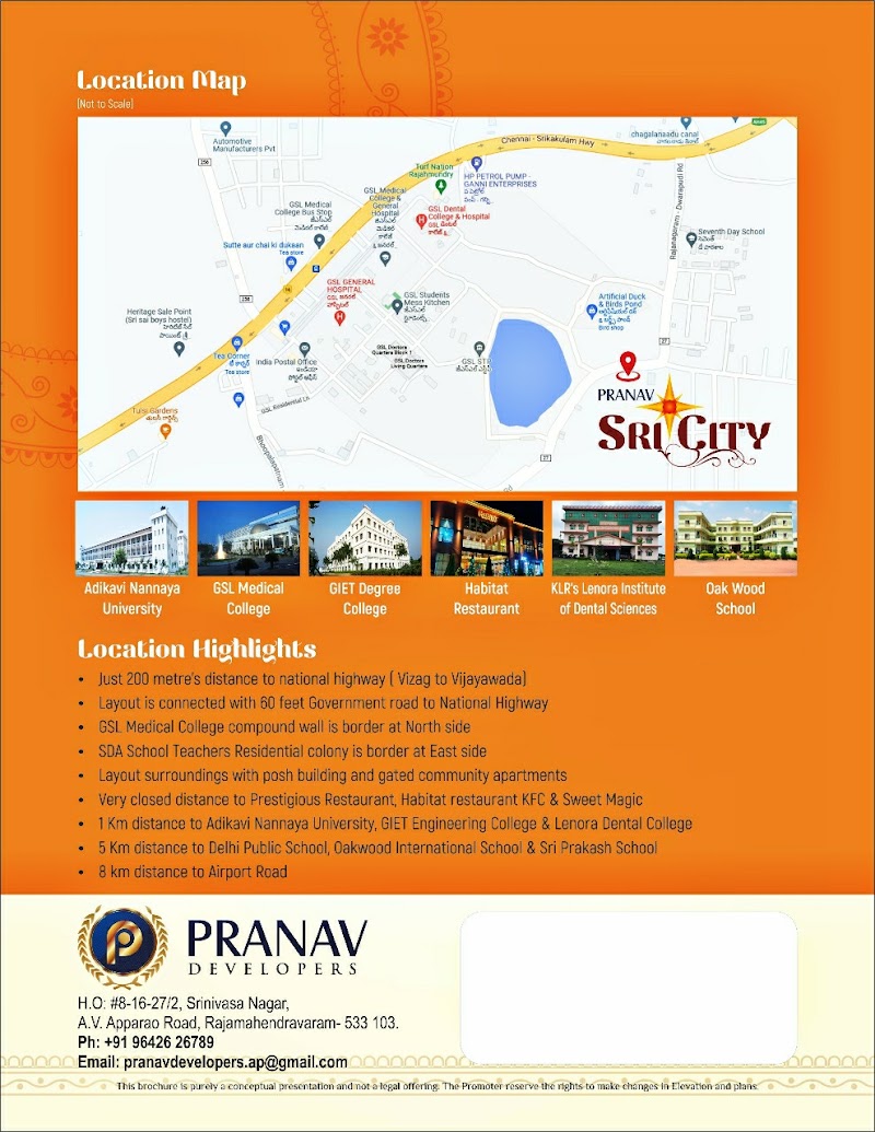 Pranav Sri City - Pranav Sri City, MDR27, Jagannadhapuram Agraharam, Andhra Pradesh 533296, India