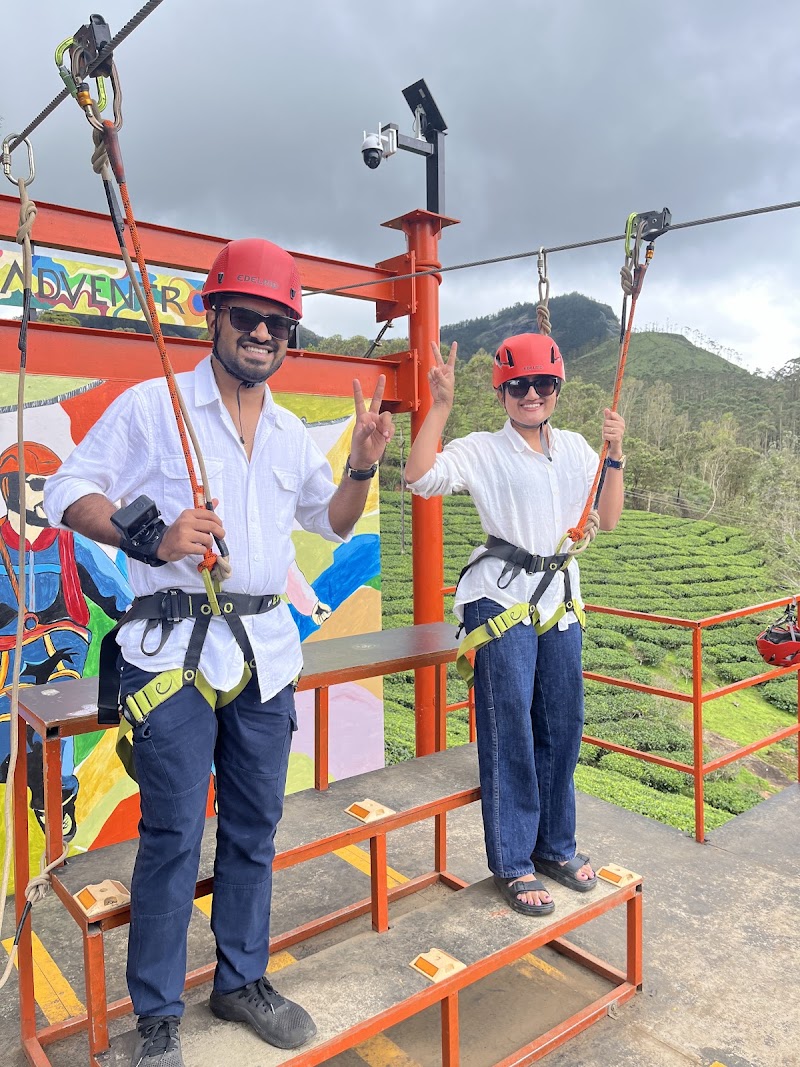 ADVENTRON DUAL ZIPLINE - KERALA'S LONGEST DUAL ZIPLINE - ADVENTRON DUAL ZIPLINE - KERALA'S LONGEST DUAL ZIPLINE HML Estate, Suryanelli, Kerala 685618, India