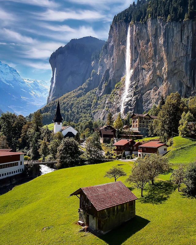 Staubbach Falls - Staubbach Falls Staubbach Falls, 3825 Lauterbrunnen, Switzerland