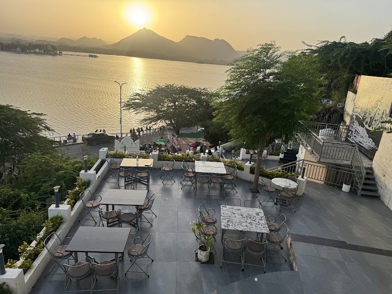 Seven Lakes Cafe and Restaurant-Best Lake View restaurant in Udaipur|santorini vibes in udaipur | Rooftop Cafe with Lake View - Seven Lakes Cafe and Restaurant-Best Lake View restaurant in Udaipur|santorini vibes in udaipur | Rooftop Cafe with Lake View Bombay Market, Fateh Sagar Lake, Udaipur, Rajasthan 313004, India
