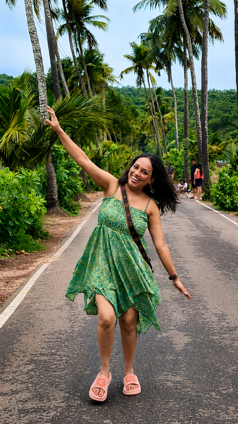 Parra coconut tree 🌴 road - Parra coconut tree 🌴 road, HQHJ+4RJ, St. Annes Church Rd, Parra, Goa 403510, India