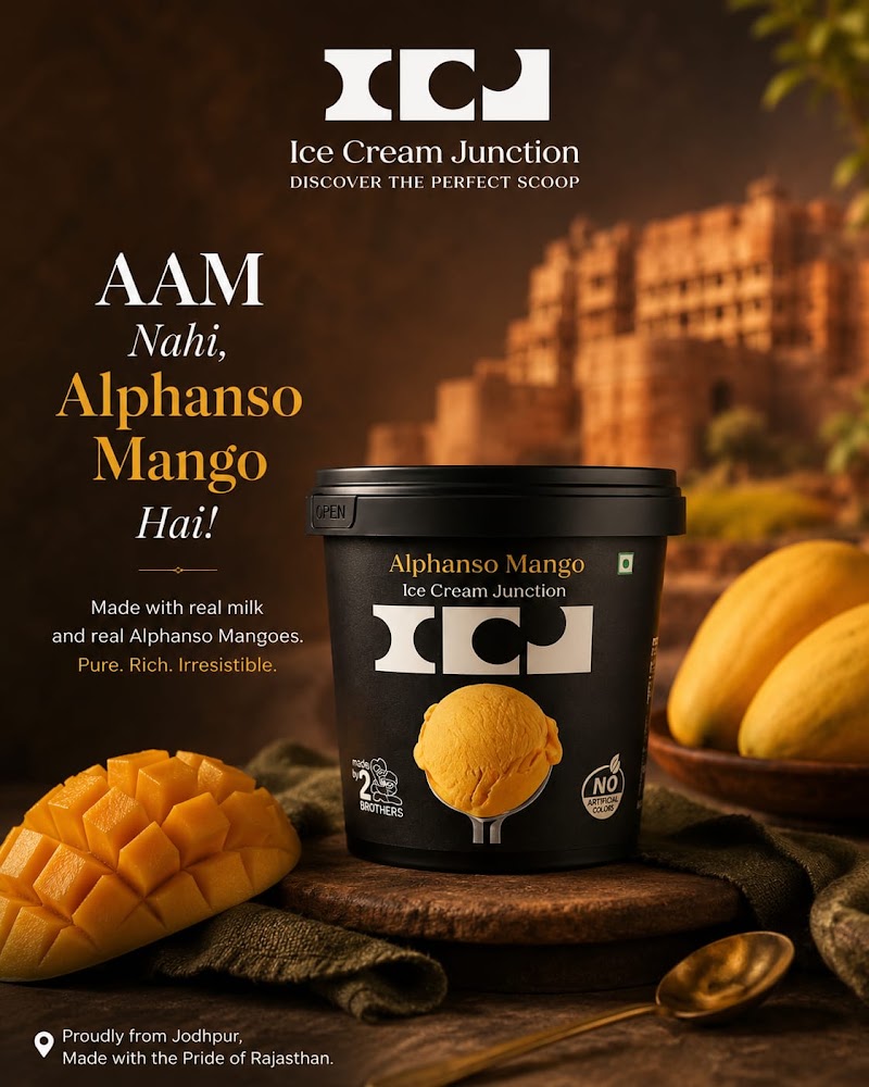 ICJ | Ice Cream Junction Experience Center (Ratanada) - ICJ | Ice Cream Junction Experience Center (Ratanada) Bizz Space, Ground floor, Bhati Commercial Complex, Bhaskar Cir, near Ratan Vilas Hotel, Shakti Colony, Ratanada, Jodhpur, Rajasthan 342001, India