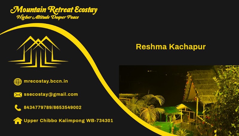Mountain Retreat Ecostay - Mountain Retreat Ecostay, 2FV2+F42, Upper Chhibo, Kalimpong, West Bengal 734301, India