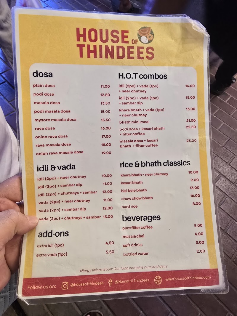 HOUSE OF THINDEES - HOUSE OF THINDEES Era Building - Shop No: 10 Exit-2 - behind Burjuman Metro Station - Al Karama - Dubai - United Arab Emirates