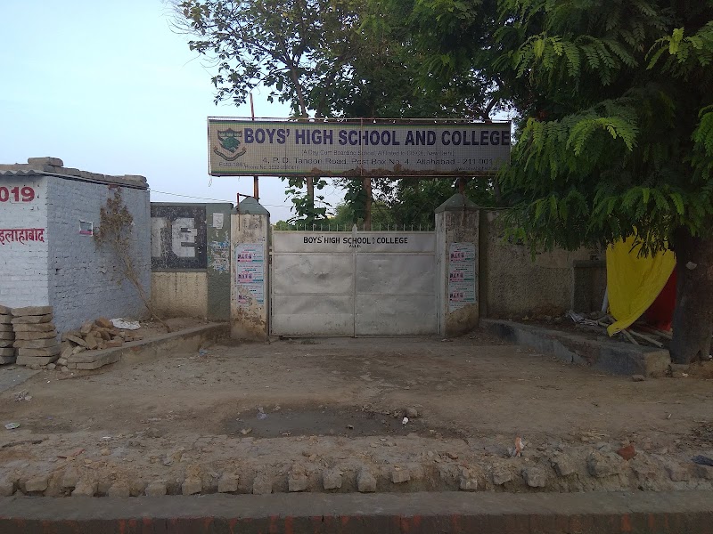 Boys’ High School And College - Boys’ High School And College, 4, Purushottam Das Tandon Marg, Vivek Vihar Colony, Civil Lines, Prayagraj, Uttar Pradesh 211002, India