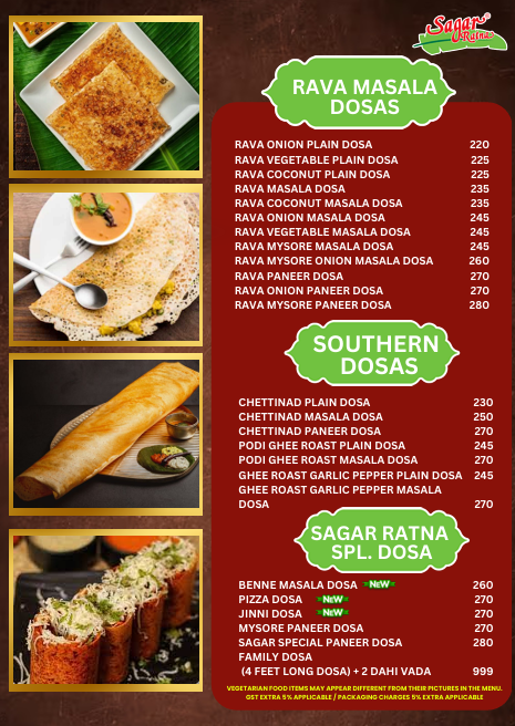 Sagar Ratna - Pure Veg Restaurant BHU Lanka - Sagar Ratna - Pure Veg Restaurant BHU Lanka, Swastik Plaza B30/69, 70, BHU Rd, near Ravi Das Gate, Lanka, Varanasi, Uttar Pradesh 221005, India