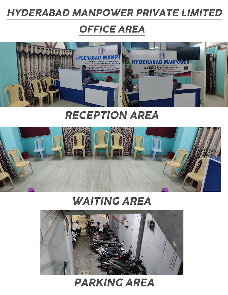 Hyderabad Manpower Private Limited - Hyderabad Manpower Private Limited, 2nd Floor, Ahmed Villa, Bazaar Ghat Main Rd, opp. Bank of Baroda, Burhanuddin Community, Red Hills, Lakdikapul, Hyderabad, Telangana 500004, India